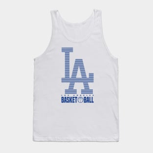 LA Basketball 4 Tank Top